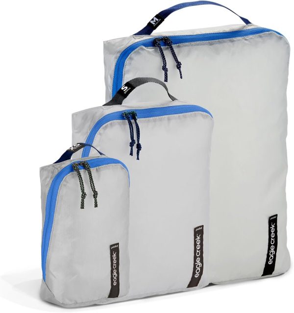Eagle Creek Pack-It Isolate Cube Set, Az Blue/Grey - Set XS/S/M