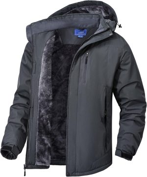 Men's Winter Ski Snow Jacket Mountain Waterproof Windproof Rain Jacket