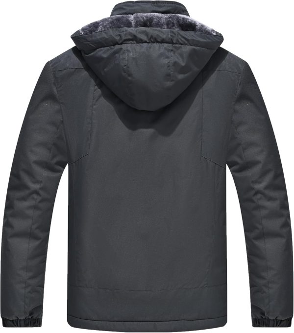 Men's Winter Ski Snow Jacket Mountain Waterproof Windproof Rain Jacket - Image 2